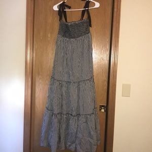 Black/White checkered bebe dress